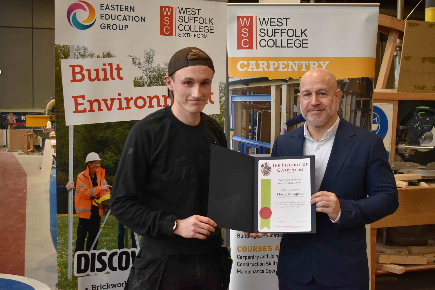 Level-headed carpenter measures up after winning national acclaim