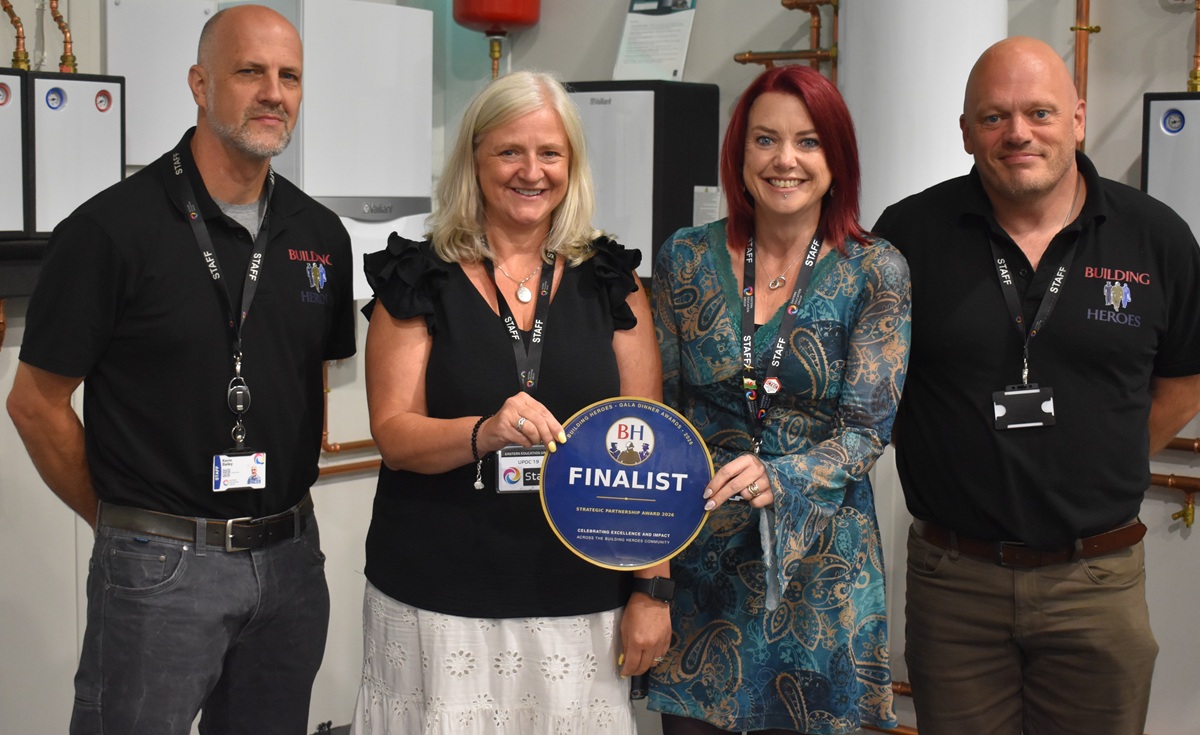 College gets award nomination for their work in helping retrain armed forces personnel in construction skills