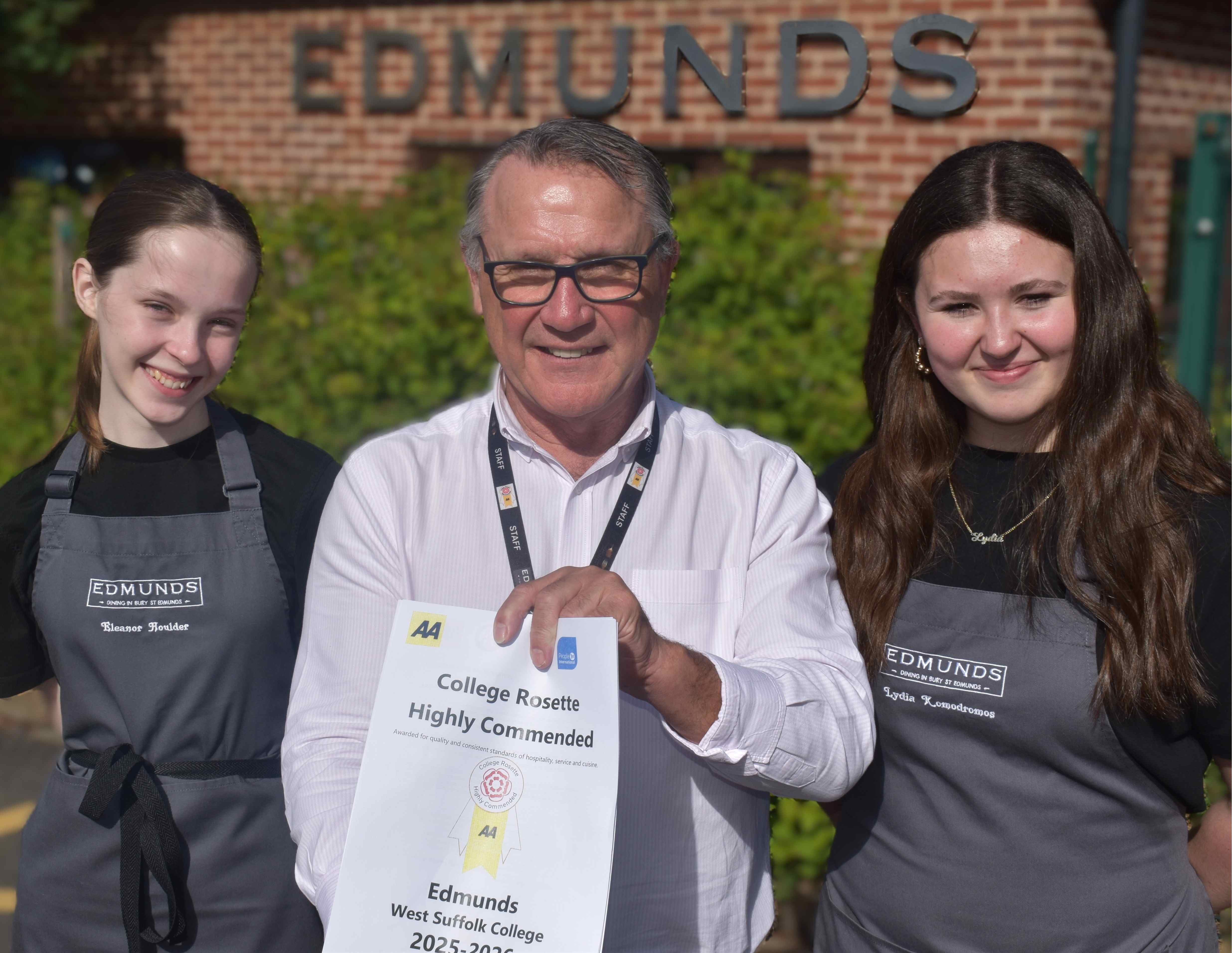 College restaurant picks up tasty food award