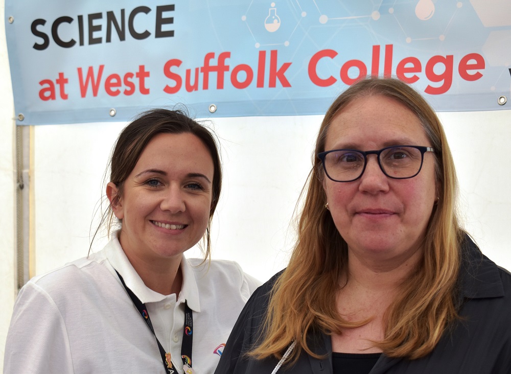 3Science team promoting courses at the Suffolk Show