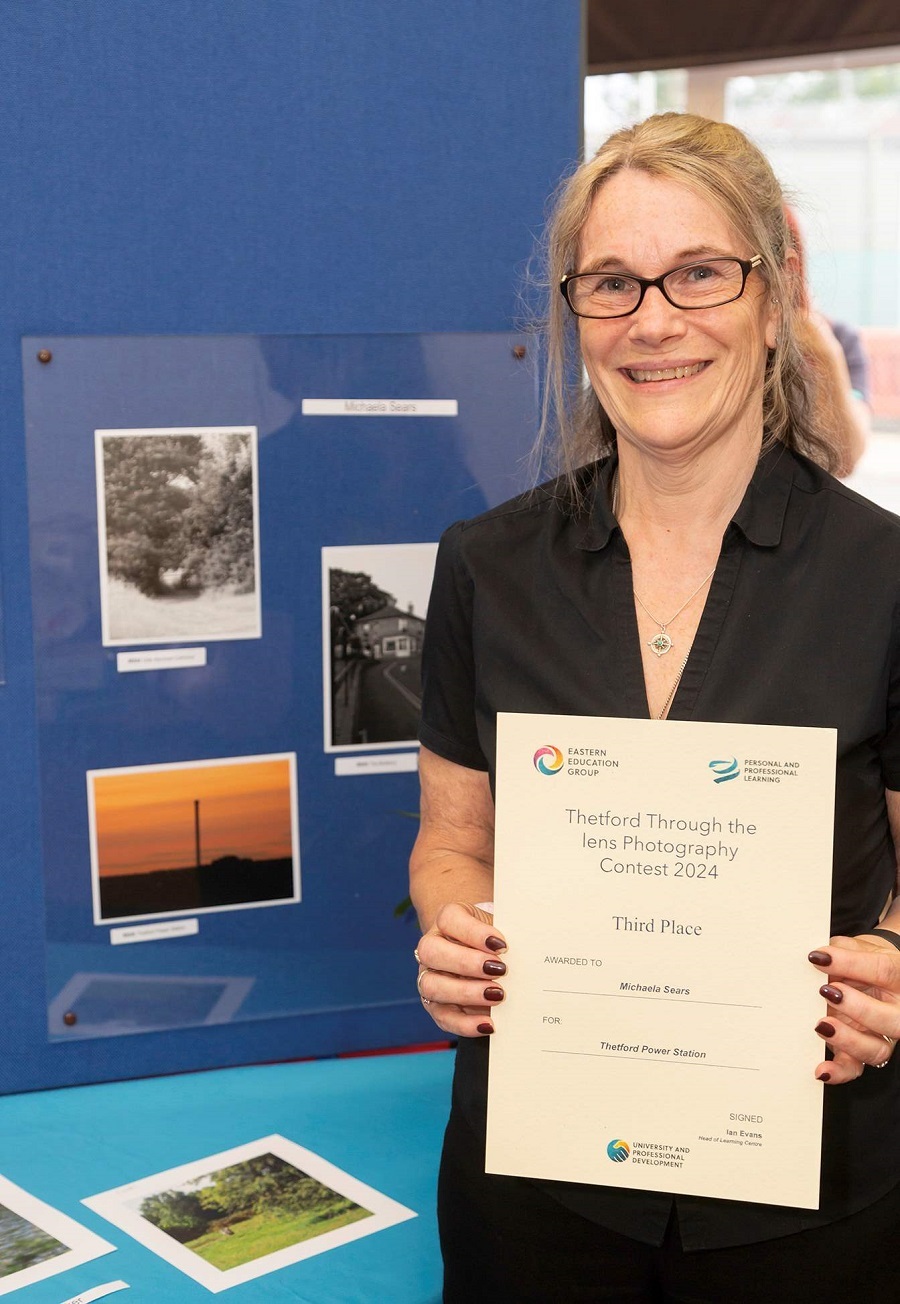 5Michaela Sears came joint third for her entry of Thetford power station