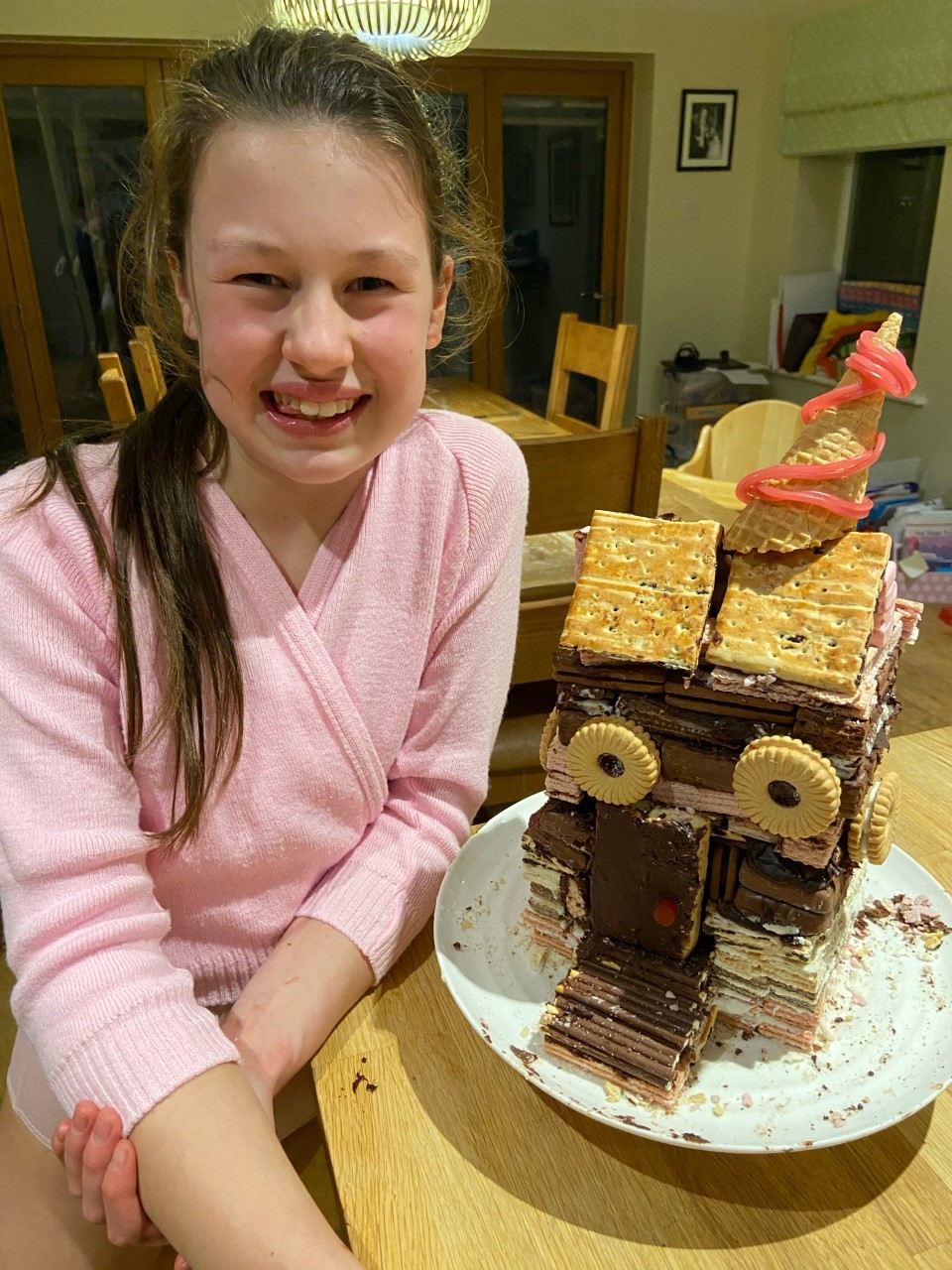 Annabel Mansfield Building Model House from Food