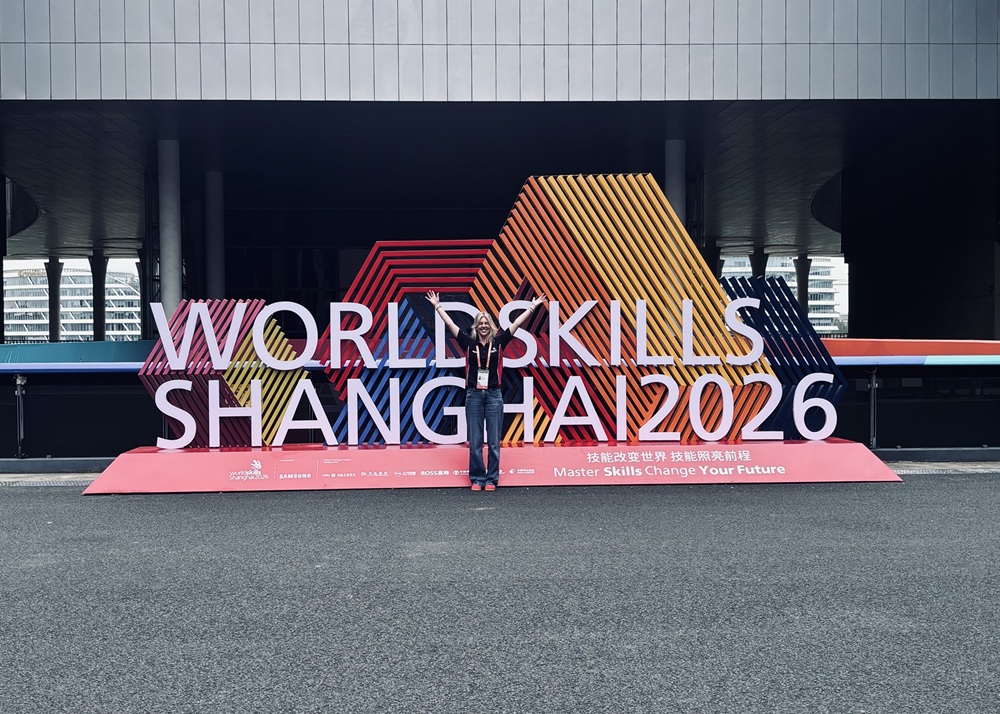 West Suffolk College teacher represented UK at WorldSkills 2026 in China as Graphic Design Expert