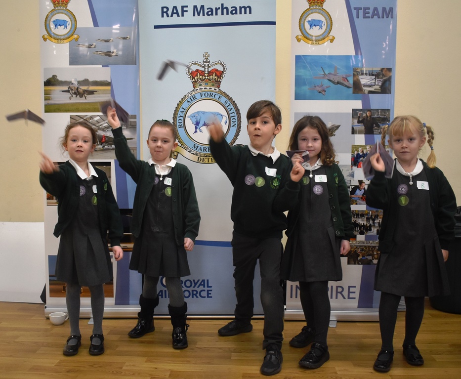 10 younsgters from the Pines believe their careers can fly after getting a talk from the RAF