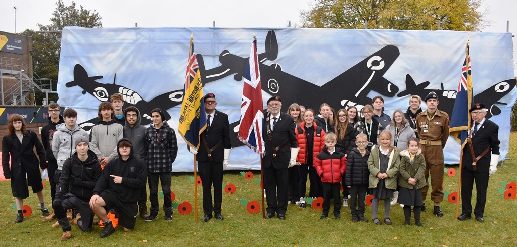 Remembrance at West Suffolk College