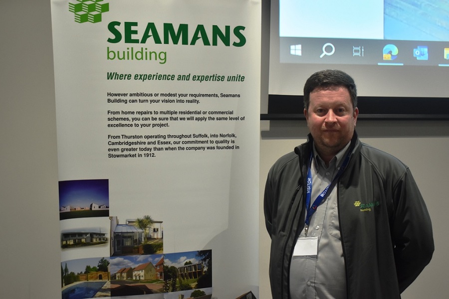 2 Ben Whatling from SEAMANS who talked to young people at this conference in relation to job opportunities at the company he works for
