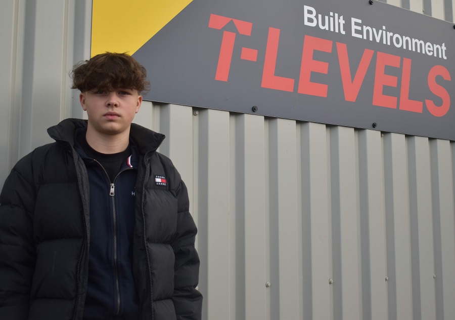 2 Harley Ramplin from West Suffolk College has been enjoying studying on a T Level qualification citing the industry placement as the highlight of the course