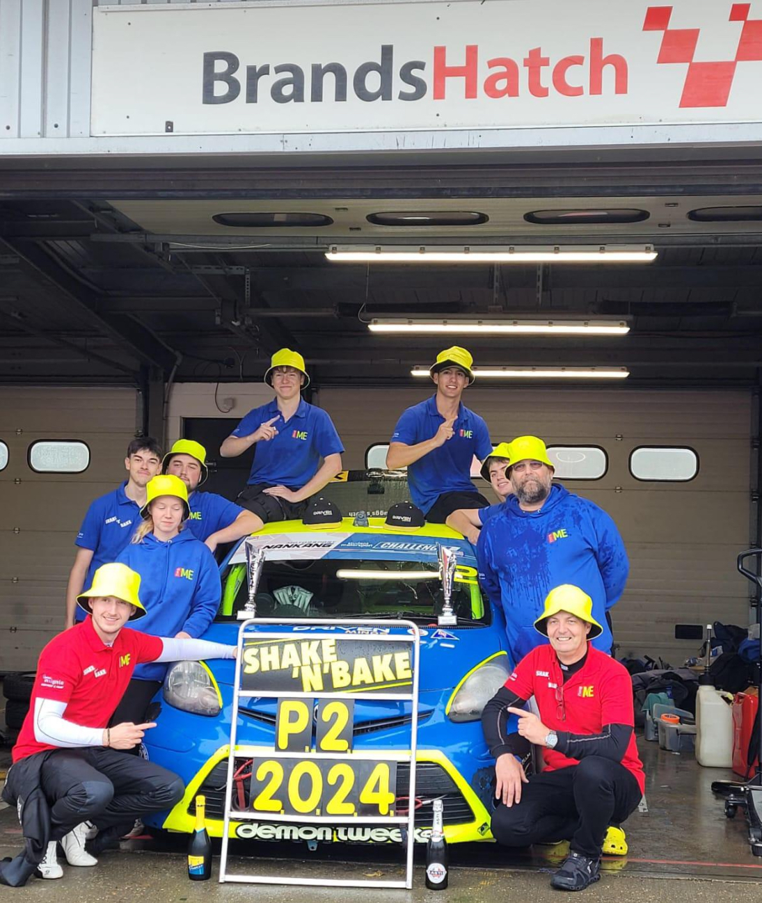 2 The West Suffolk College motorsports team enjoyed success during the CityCar cup championship here they are at Brands Hatch