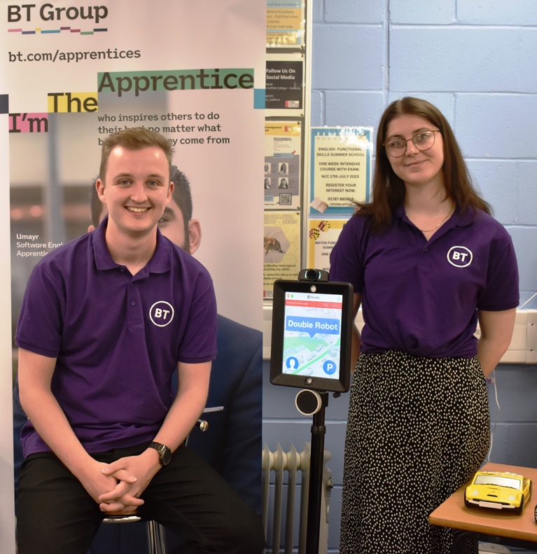 4 Luke Johnson and Laura Russell from BT