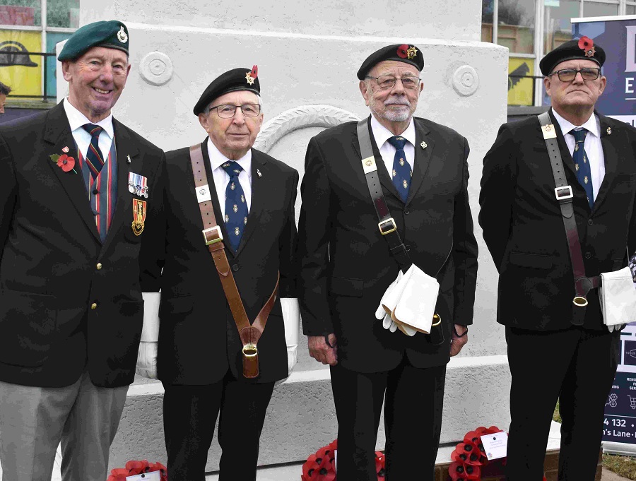 8 Representatives from the Royal British Legion supported this West Suffolk College remembrance event