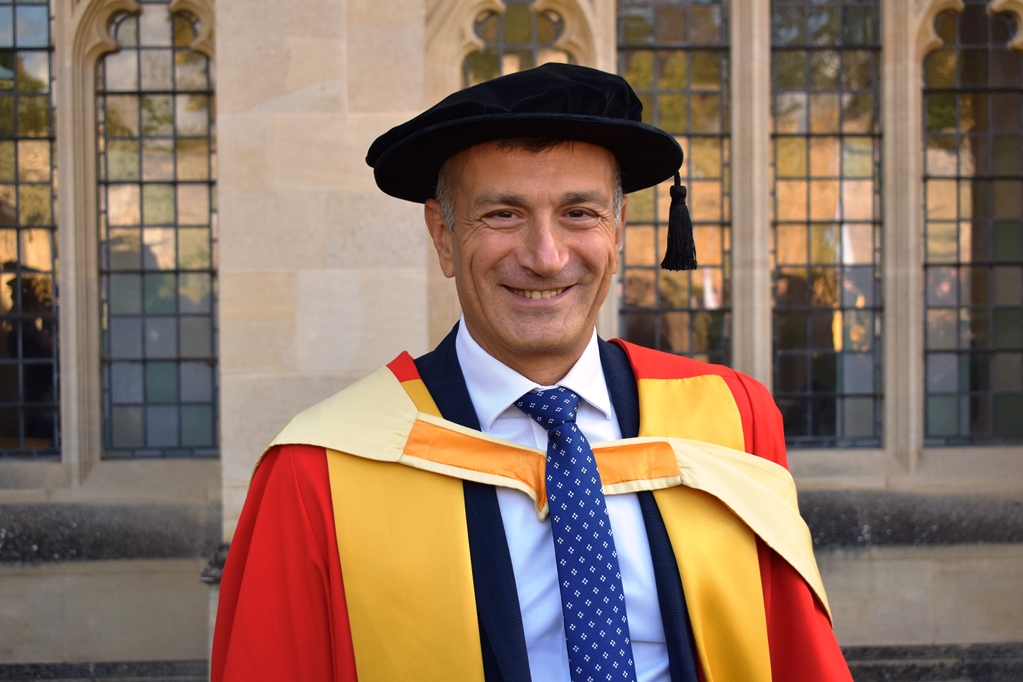 A proud CEO, Dr Nikkos Savvas, reflects on a successful graduation