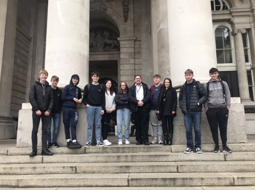 LIBF Business students on a trip to London