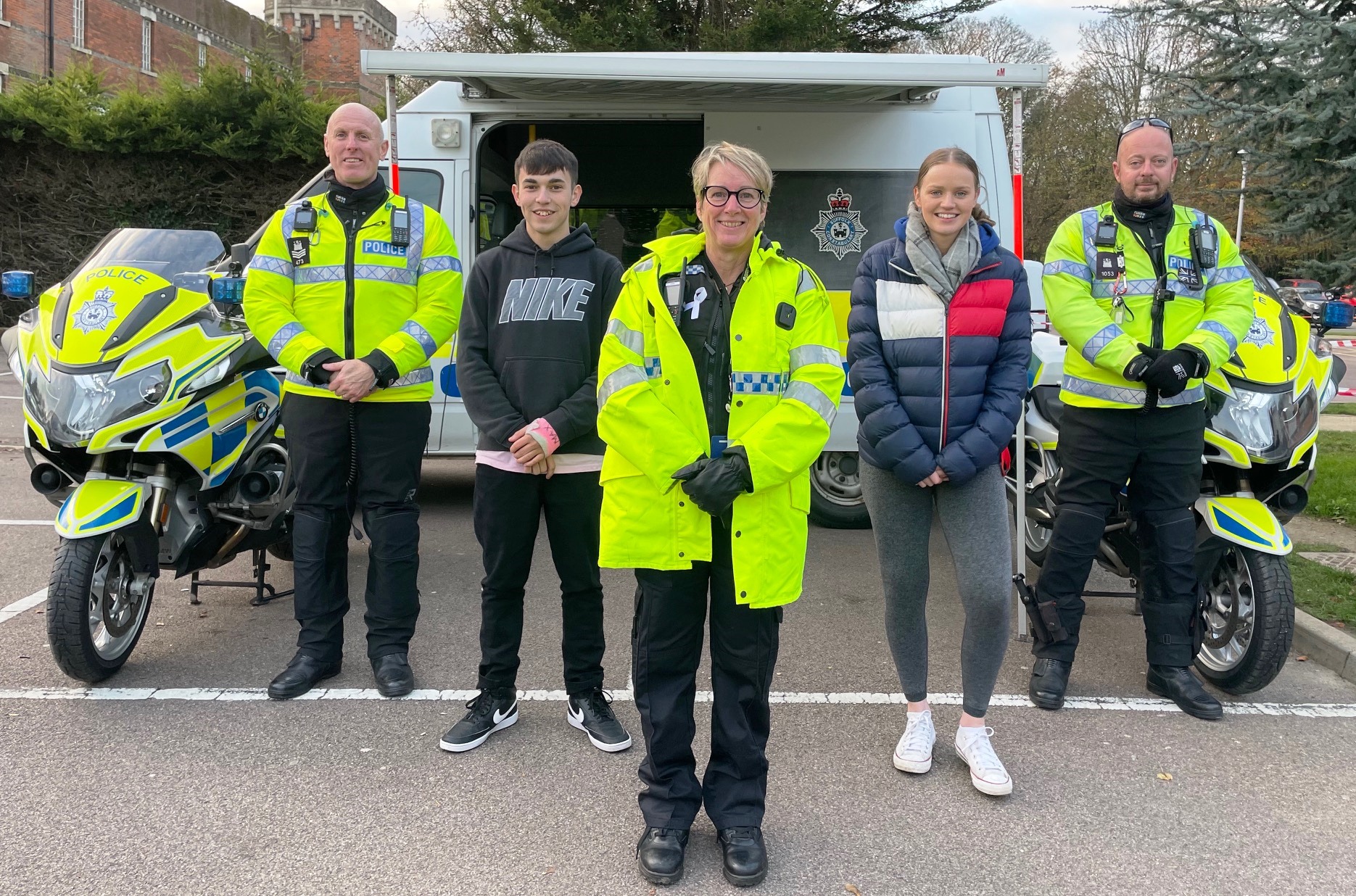 Public service students work with Suffolk Constabulary on drink driving campaign