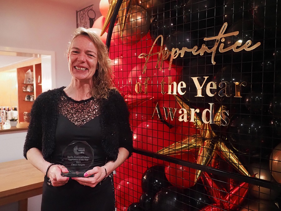 Equality, Diversity and Inclusion Apprentice of the Year, Cheryl Holgate - Studying on an apprenticeship ‘was the best decision I’ve made for many many years’