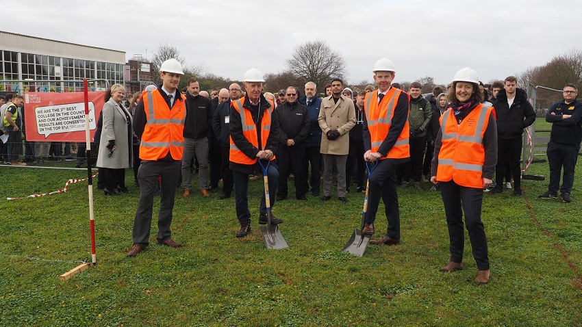 turf cutting milburn innovation park 850px