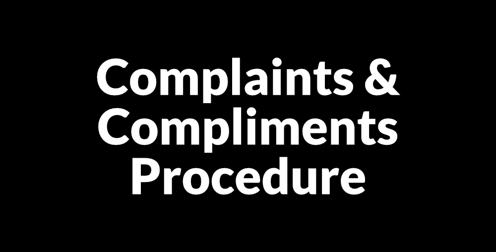 Complaints and Compliments Procedure