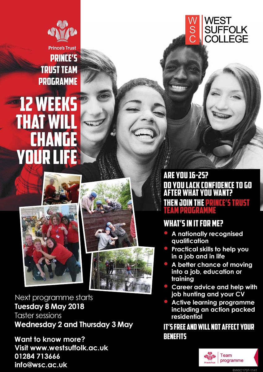may 2018 850px princes trust taster day