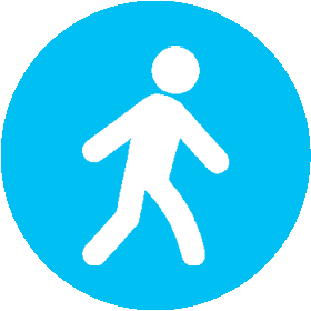 travel icon walk