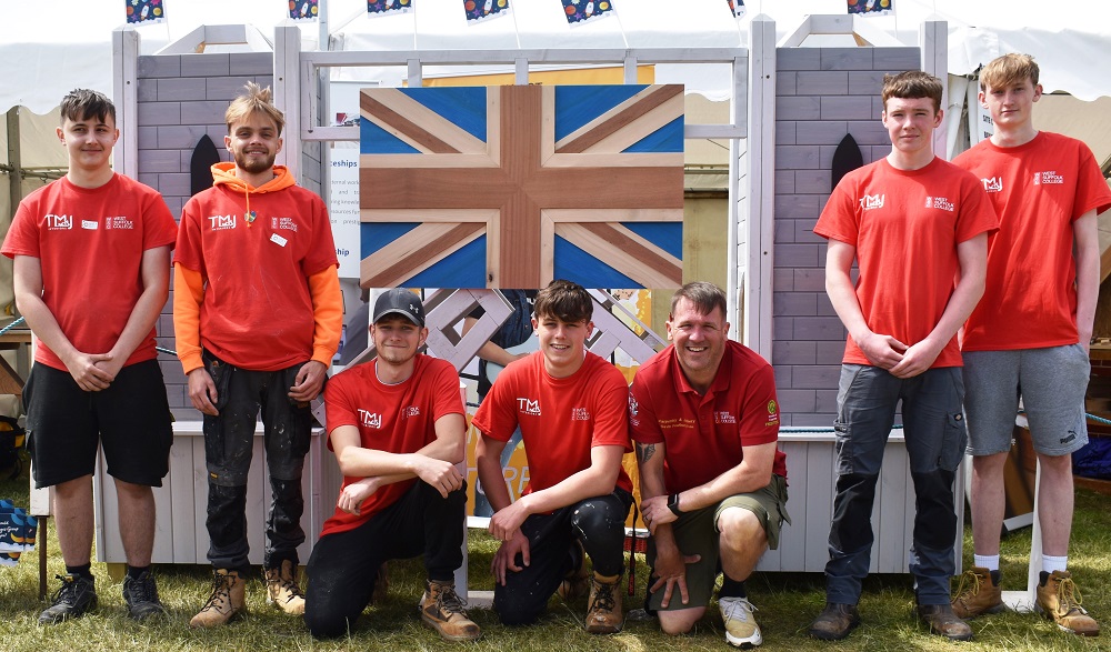 WSC students by Tower Bridge at Suffolk Show 2023