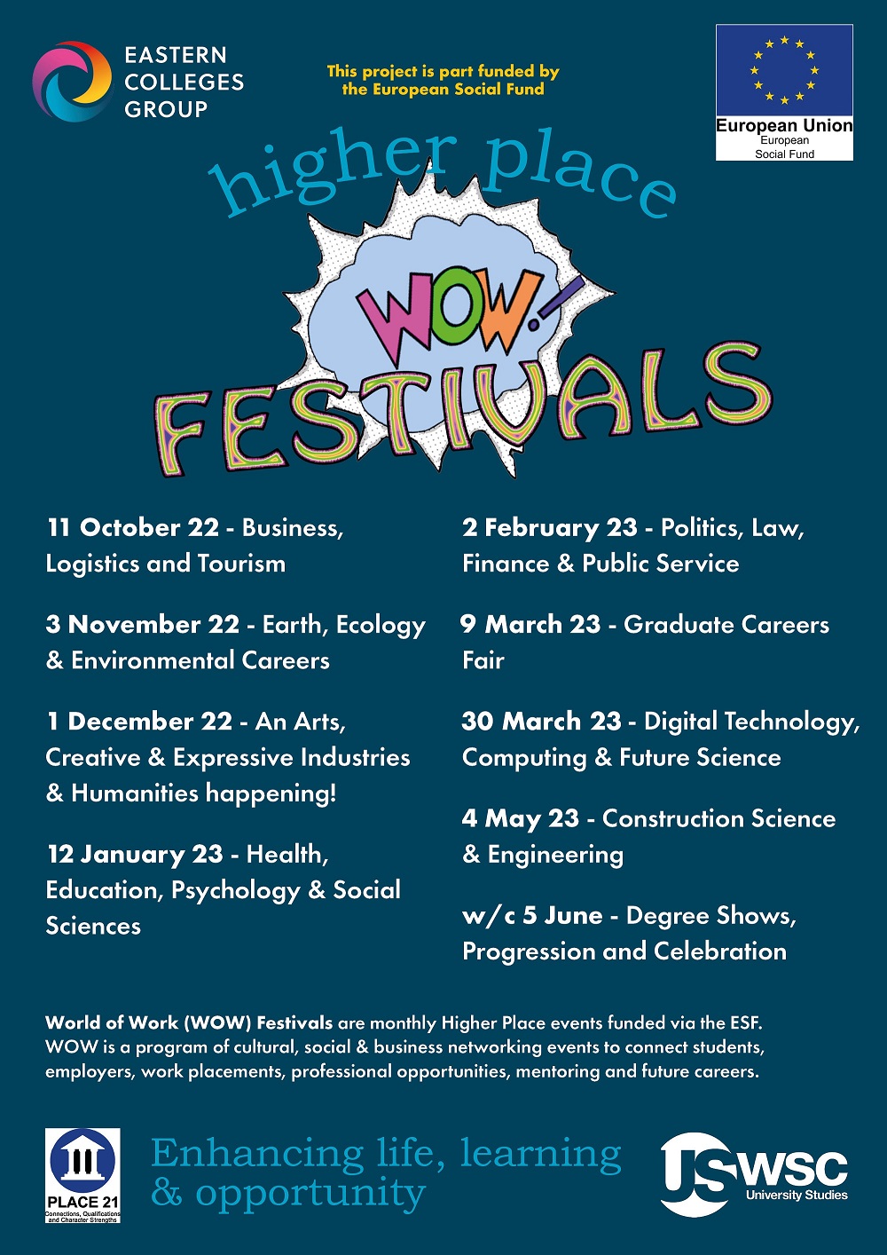HP Wow Festivals Poster