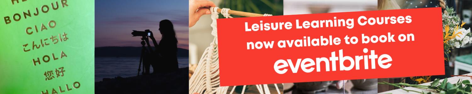 leisure learning courses eventbrite