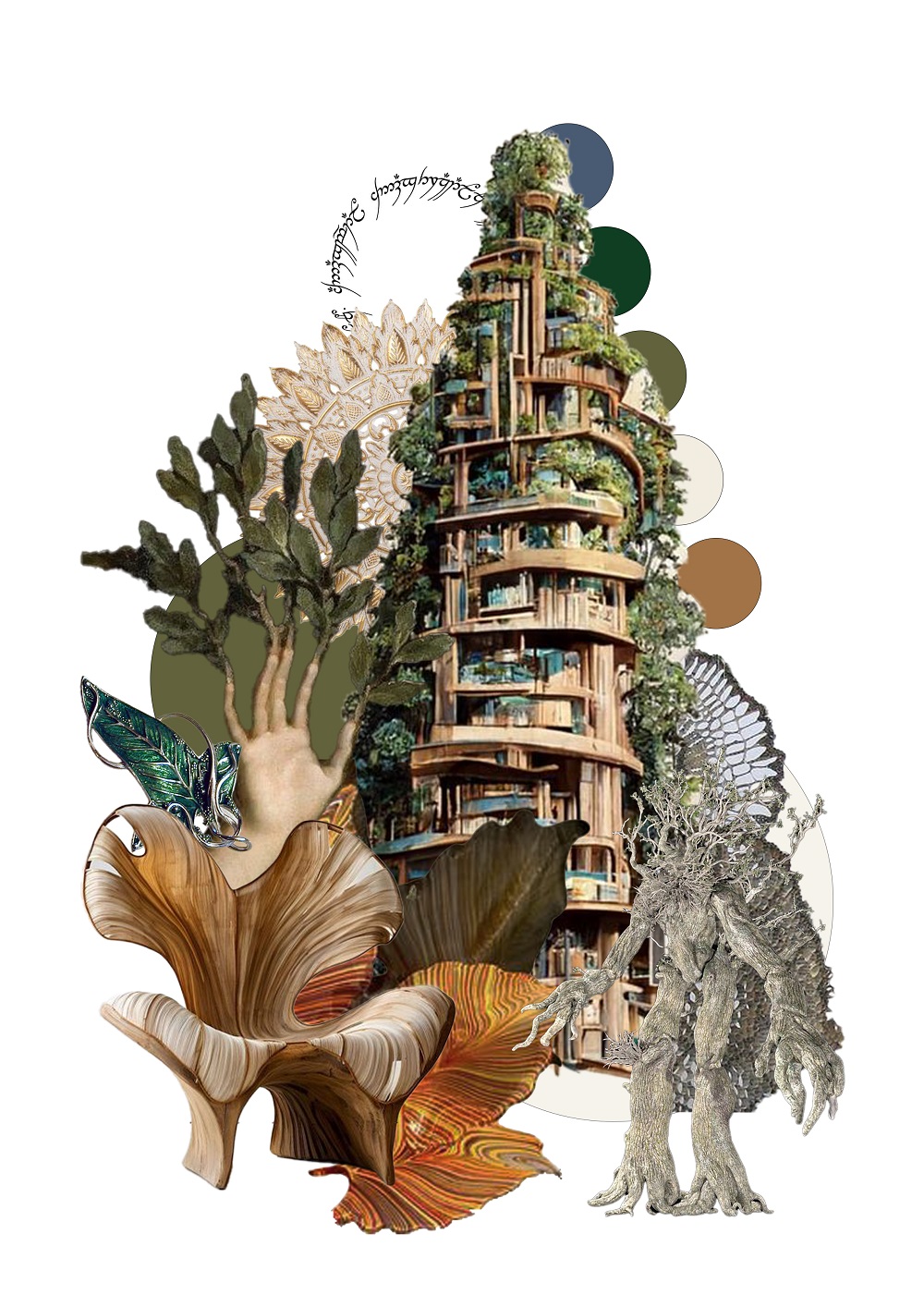 Work from the Interior Design Extended Diploma Level 3 course