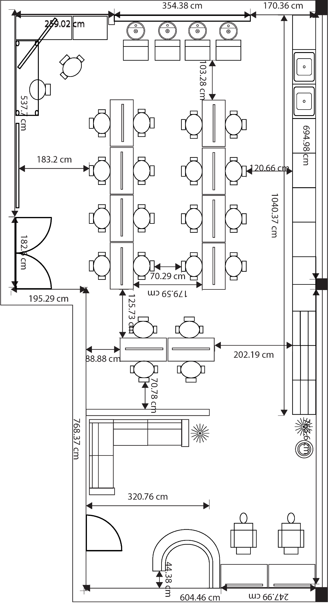 Work from the Interior Design Extended Diploma Level 3 course