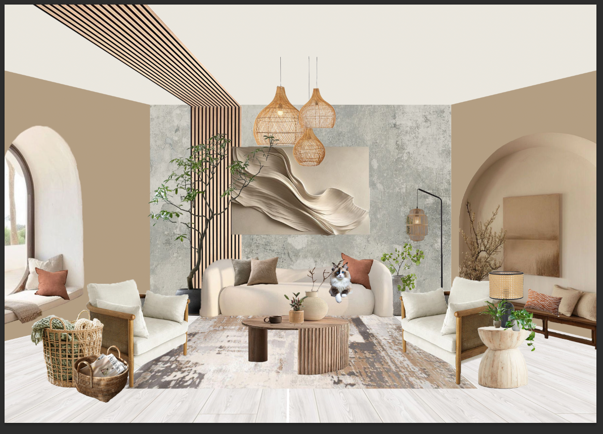 Work from the Interior Design Extended Diploma Level 3 course