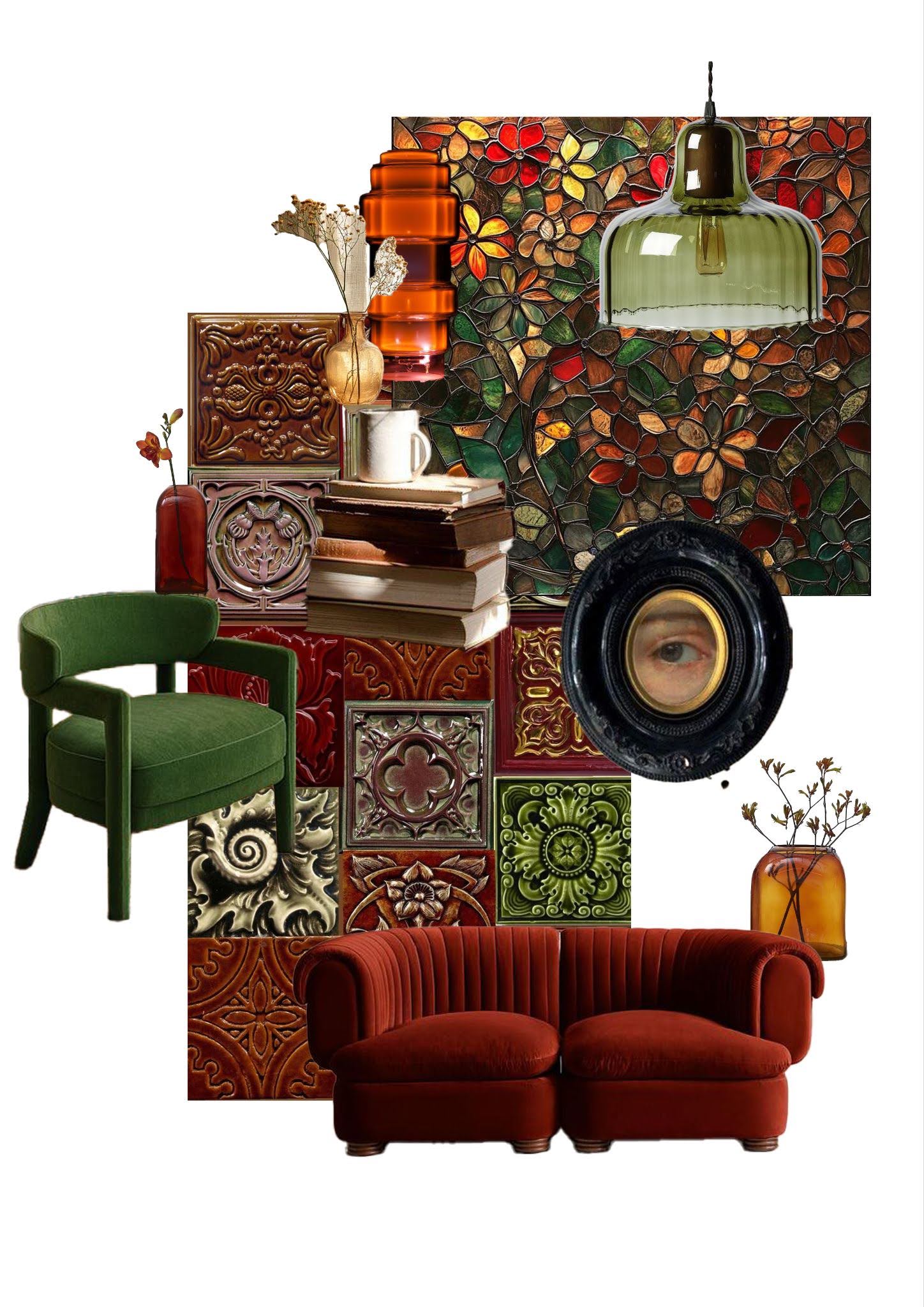 Work from the Interior Design Extended Diploma Level 3 course