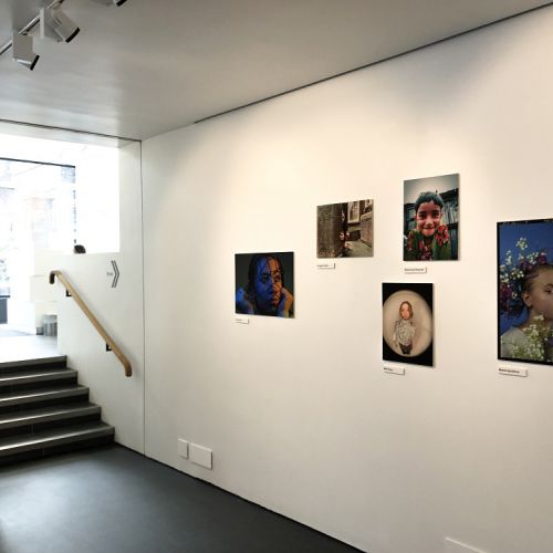 Photo of a wall with Photos on