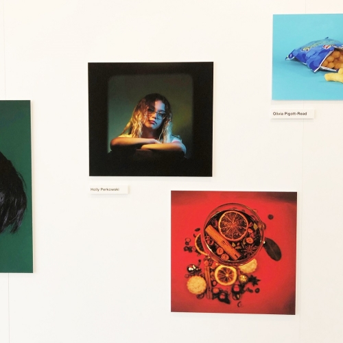 Photo of a wall with Photos on